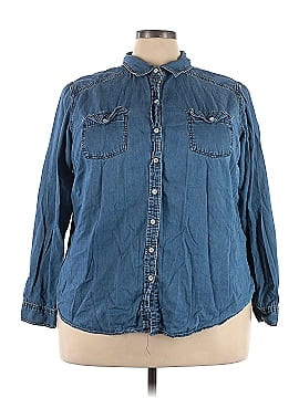 Torrid Long Sleeve Button-Down Shirt (view 1)