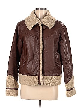 Universal Thread Faux Leather Jacket (view 1)