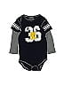 College Kids Black Long Sleeve Onesie 9-12 MO / 12 MO - photo 1