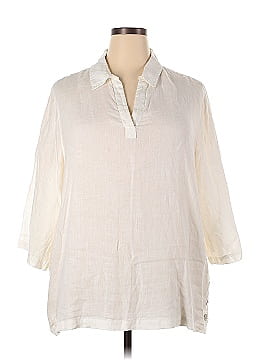 Tahari 3/4 Sleeve Button-Down Shirt (view 1)