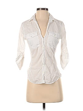 James Perse 3/4 Sleeve Button-Down Shirt (view 1)