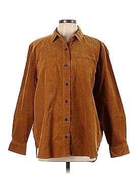 J.Crew Factory Store Long Sleeve Button-Down Shirt (view 1)