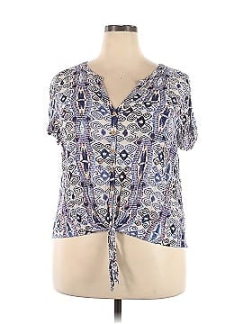 Lucky Brand Short Sleeve Blouse (view 1)