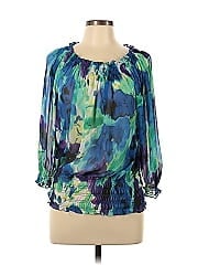 Ak Anne Klein 3/4 Sleeve Blouse