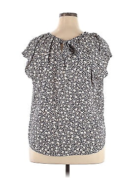 LC Lauren Conrad Short Sleeve Blouse (view 2)