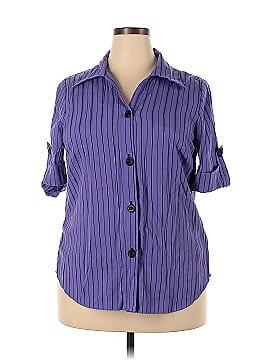 DressBarn 3/4 Sleeve Button-Down Shirt (view 1)