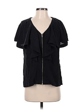 Tory Burch Short Sleeve Silk Top (view 1)