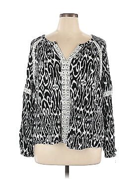 INC International Concepts Long Sleeve Blouse (view 1)