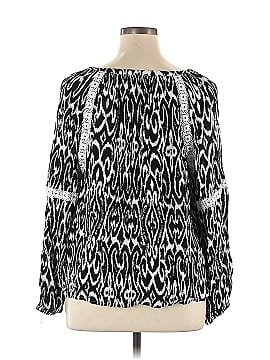 INC International Concepts Long Sleeve Blouse (view 2)