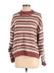 Line & Dot Pullover Sweater