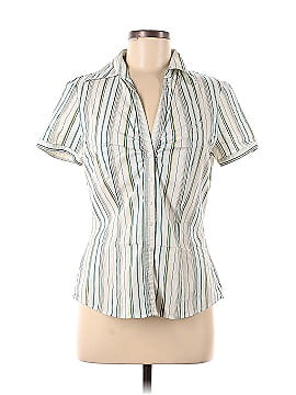 New York & Company Short Sleeve Blouse (view 1)