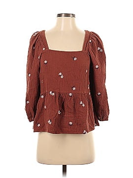 Madewell 3/4 Sleeve Blouse (view 1)