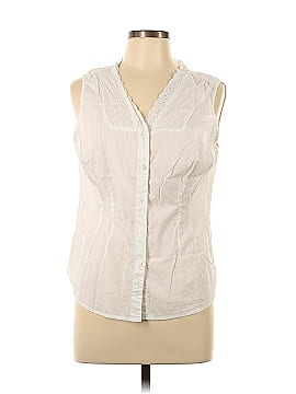 Christopher & Banks Sleeveless Button-Down Shirt (view 1)