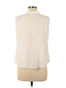 Christopher & Banks Sleeveless Button-Down Shirt (view 2)