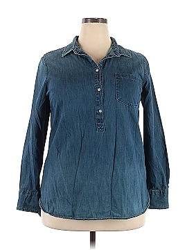 Merona Long Sleeve Button-Down Shirt (view 1)