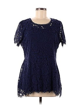 Isaac Mizrahi LIVE! Short Sleeve Blouse (view 1)