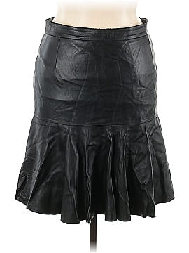 Akris Punto Faux Leather Skirt (view 1)