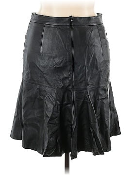 Akris Punto Faux Leather Skirt (view 2)