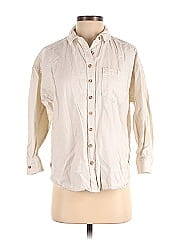 Pilcro 3/4 Sleeve Button Down Shirt