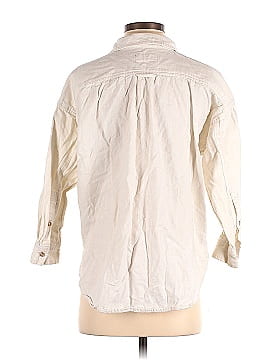 Pilcro 3/4 Sleeve Button-Down Shirt (view 2)