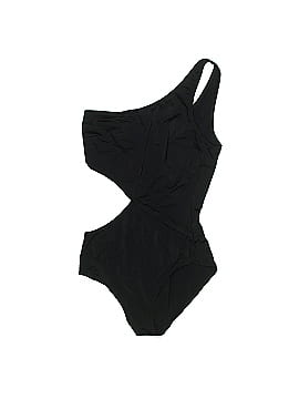 Solid & Striped One Piece Swimsuit (view 1)