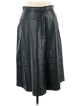 Ann Taylor Faux Leather Skirt (view 1)