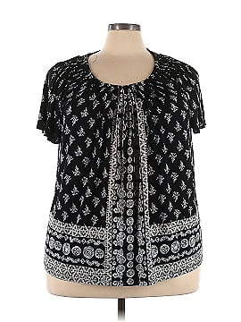 Style&Co Short Sleeve Blouse (view 1)