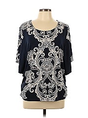 Jm Collection Short Sleeve Blouse