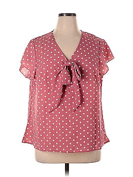 Shein Curve Short Sleeve Blouse (view 1)