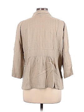 Eileen Fisher 3/4 Sleeve Button-Down Shirt (view 2)