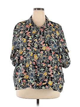 Lularoe 3/4 Sleeve Button-Down Shirt (view 1)