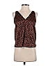 Old Navy 100% Polyester Brown Sleeveless Blouse Size XS - photo 1