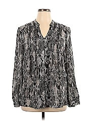 Jones New York Signature Long Sleeve Blouse