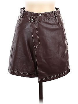 C/MEO Collective Faux Leather Skirt (view 1)