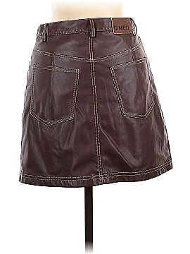 C/MEO Collective Faux Leather Skirt (view 2)