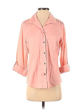 Chico's 3/4 Sleeve Button-Down Shirt (view 1)