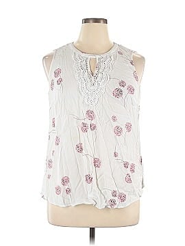 Pale Sky Sleeveless Blouse (view 1)