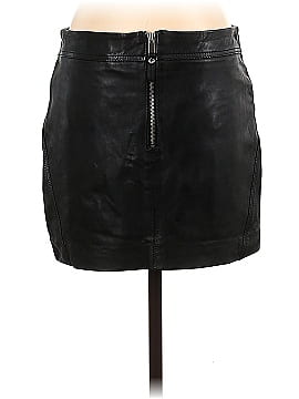 Mango Leather Skirt (view 2)