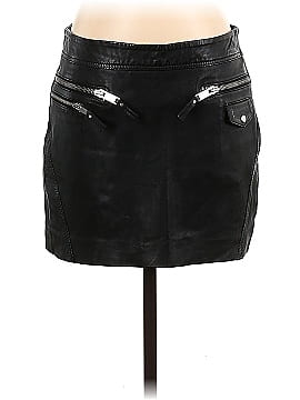 Mango Leather Skirt (view 1)