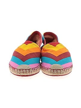 Valentino Canvas Striped Espadrille Flats (view 2)