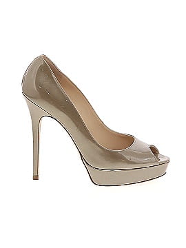 Jimmy Choo Patent Leather Peep-Toe Pumps (view 1)