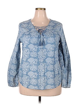 Faded Glory Long Sleeve Blouse (view 1)