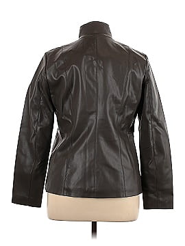 Kenneth Cole New York Faux Leather Jacket (view 2)