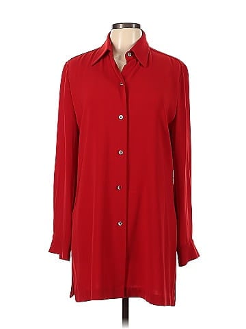 Linda Allard Ellen Tracy 3/4 Sleeve Button-Down Shirt (view 1)