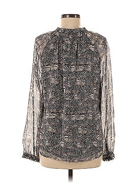 J.Crew Collection Long Sleeve Silk Top (view 2)