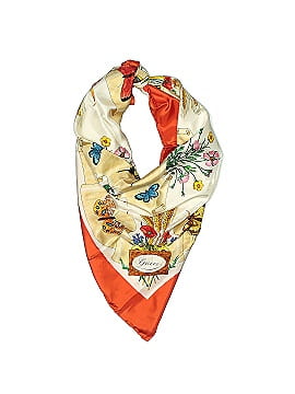 Gucci Vintage Printed Silk Scarf (view 1)