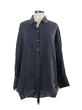 Zara 3/4 Sleeve Button-Down Shirt (view 1)