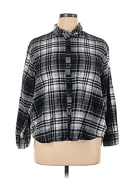 Madewell 3/4 Sleeve Button-Down Shirt (view 1)