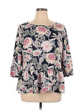 LC Lauren Conrad 3/4 Sleeve Blouse (view 1)