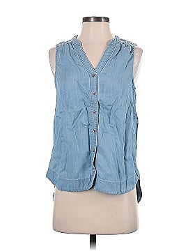 Holding Horses Sleeveless Button-Down Shirt (view 1)